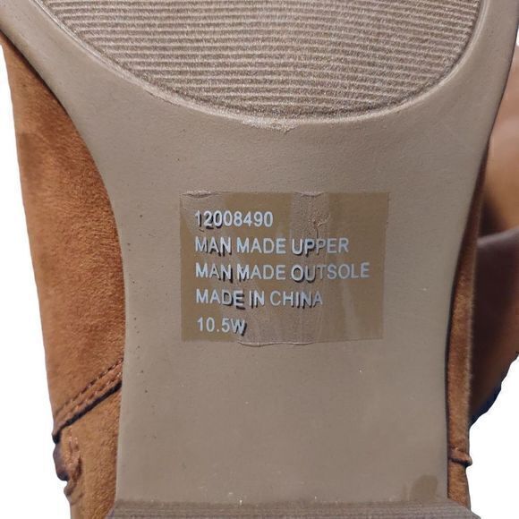 Torrid Faux Suede Shearling‎ Top Knee High Boots Size 10.5W - Picture 11 of 12